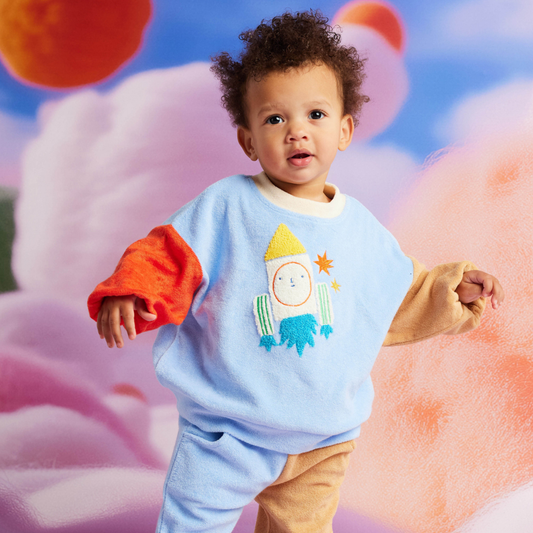 Terry Sweater - Space Blue