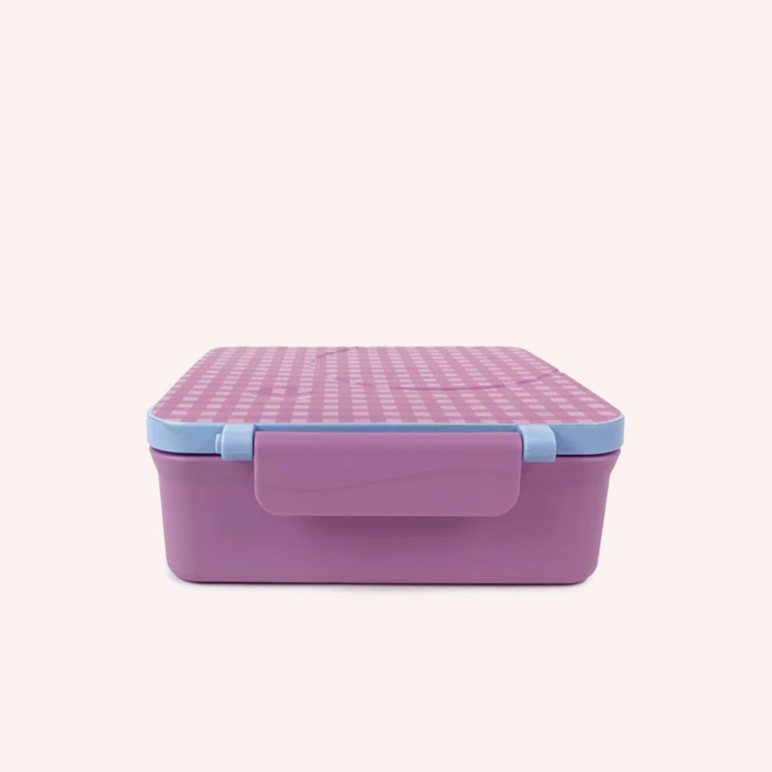 Mini Bento Lunch Box - Lilac Gingham