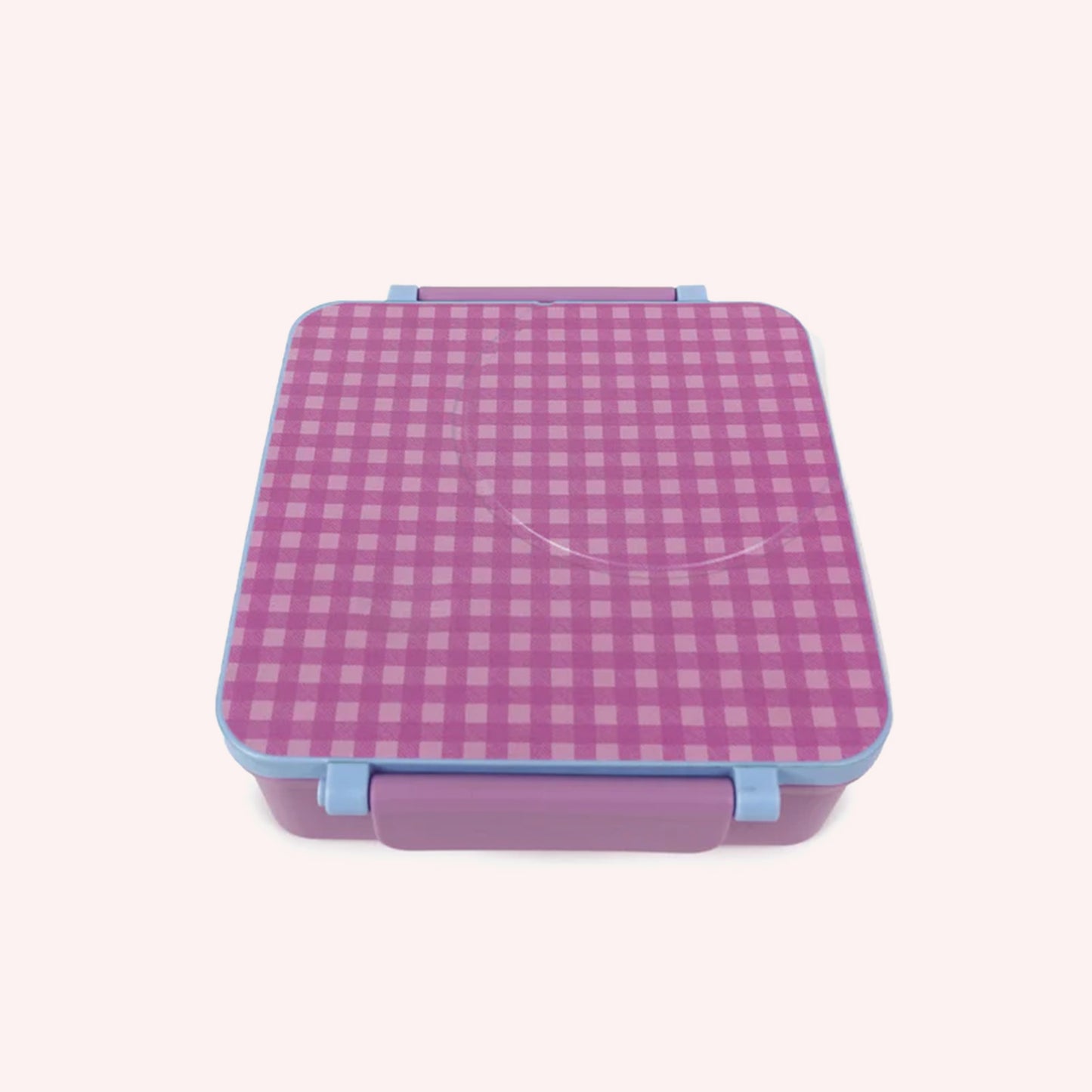 Mini Bento Lunch Box - Lilac Gingham