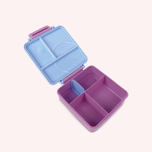 Mini Bento Lunch Box - Lilac Gingham