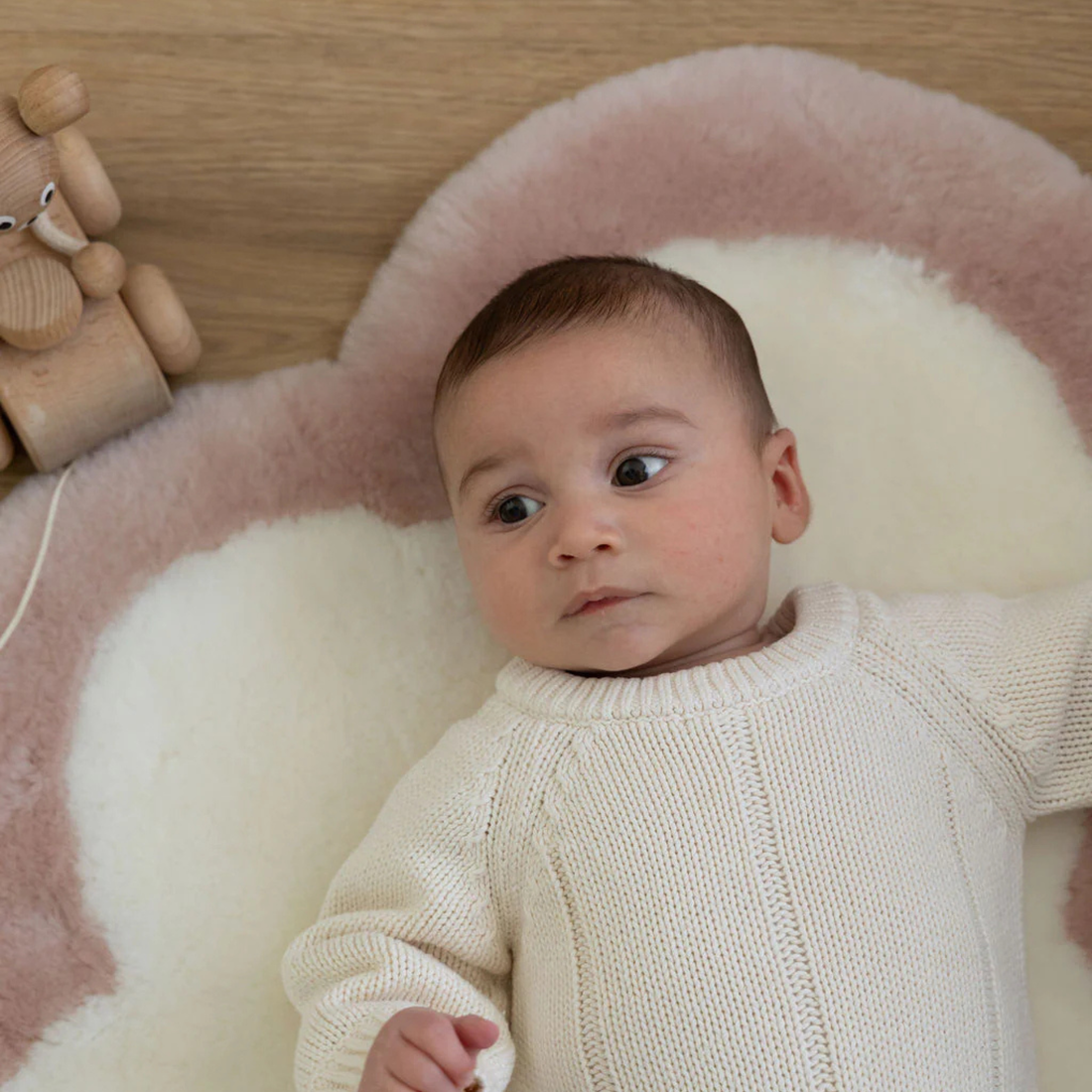 The Cloud Rug - Rosewater/Coconut