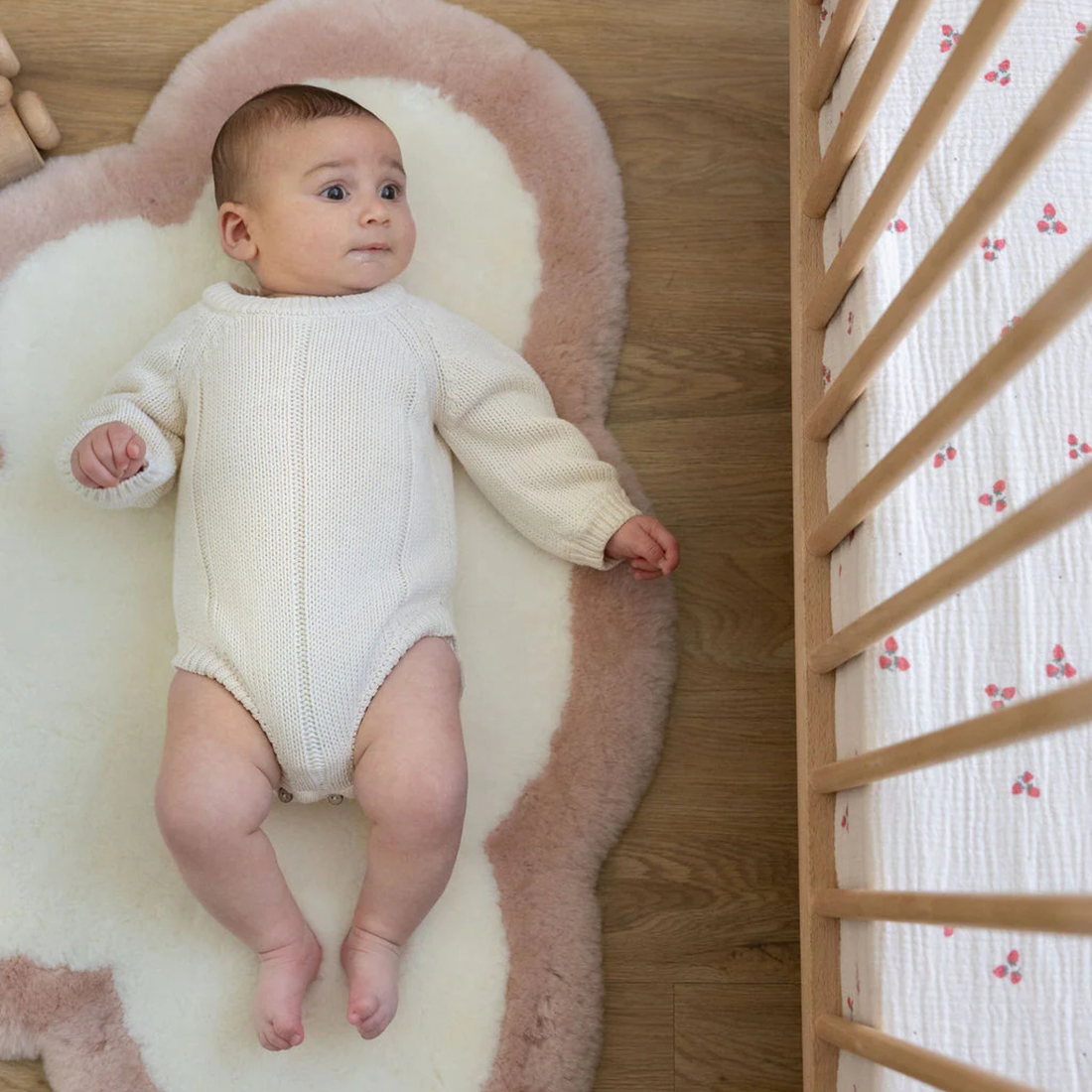 The Cloud Rug - Rosewater/Coconut