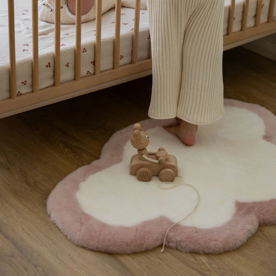 The Cloud Rug - Rosewater/Coconut