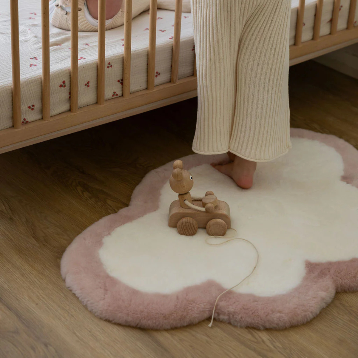 The Cloud Rug - Rosewater/Coconut