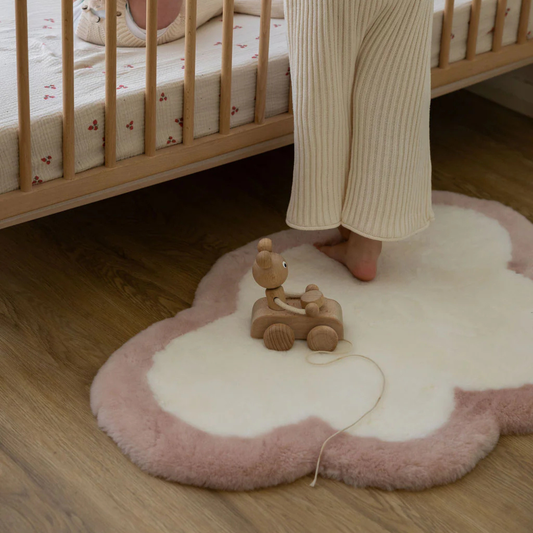 The Cloud Rug - Rosewater/Coconut