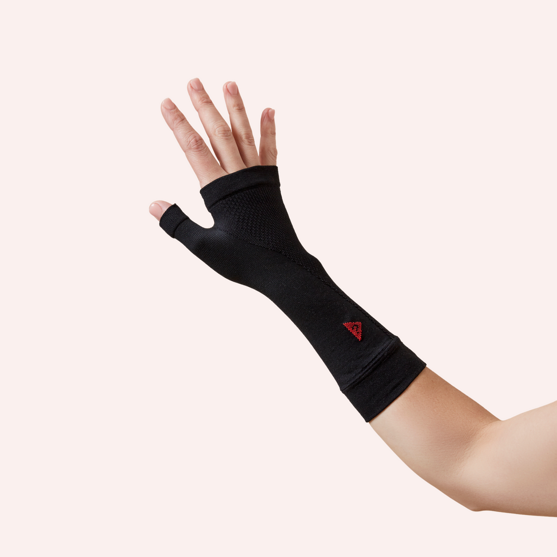 The Helping Hand Wrist Compression Sleeve - Pair - Black/Black
