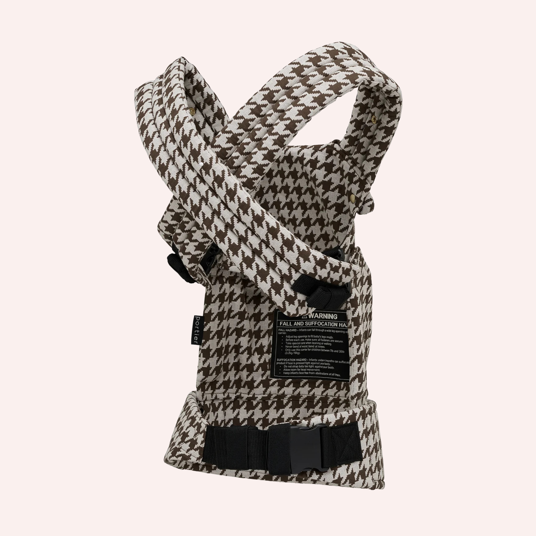 Portier - The Limitless Baby Carrier - Cocoa Houndstooth