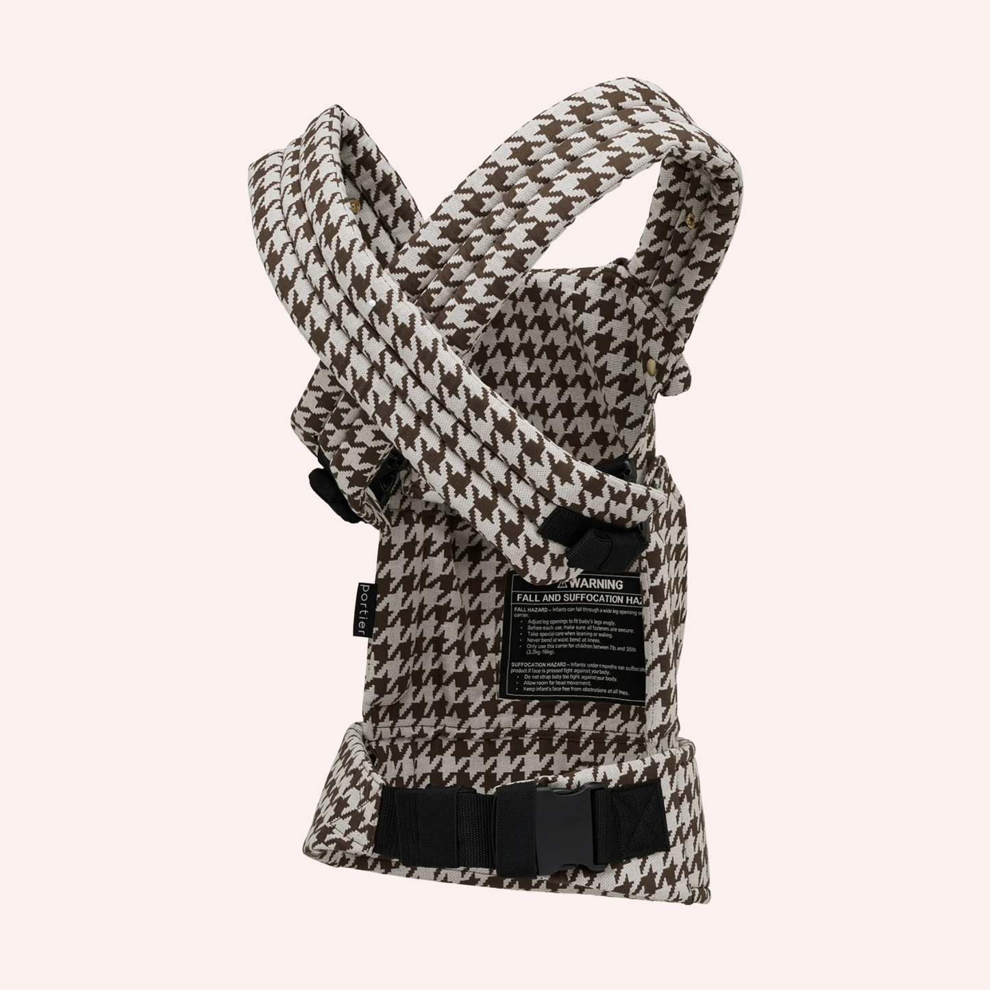 Portier - The Limitless Baby Carrier - Cocoa Houndstooth