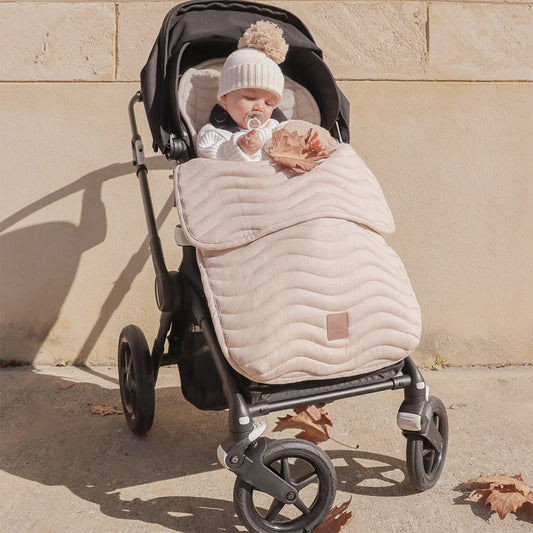 Linen Pram Cosy - Natural