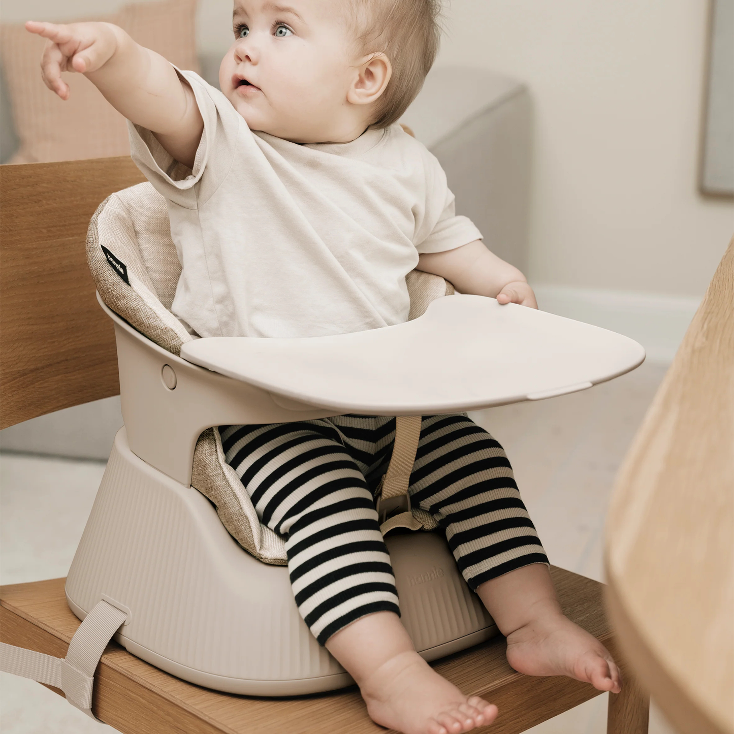 The Portable High Chair - White Sand