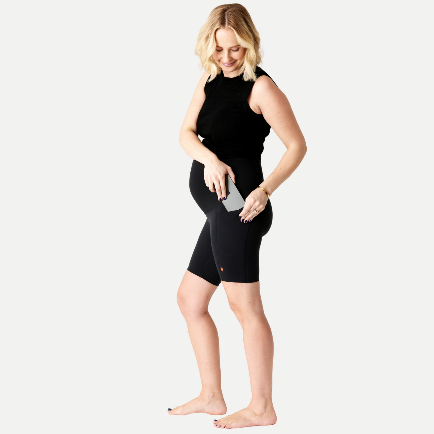 The Saviour Maternity Compression Short - Black