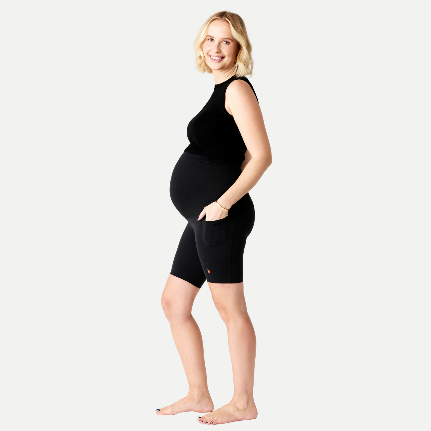 The Saviour Maternity Compression Short - Black