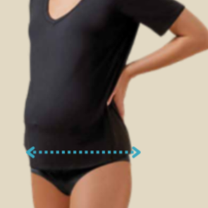 TheRY Pelvic Support Underwear Size Guide