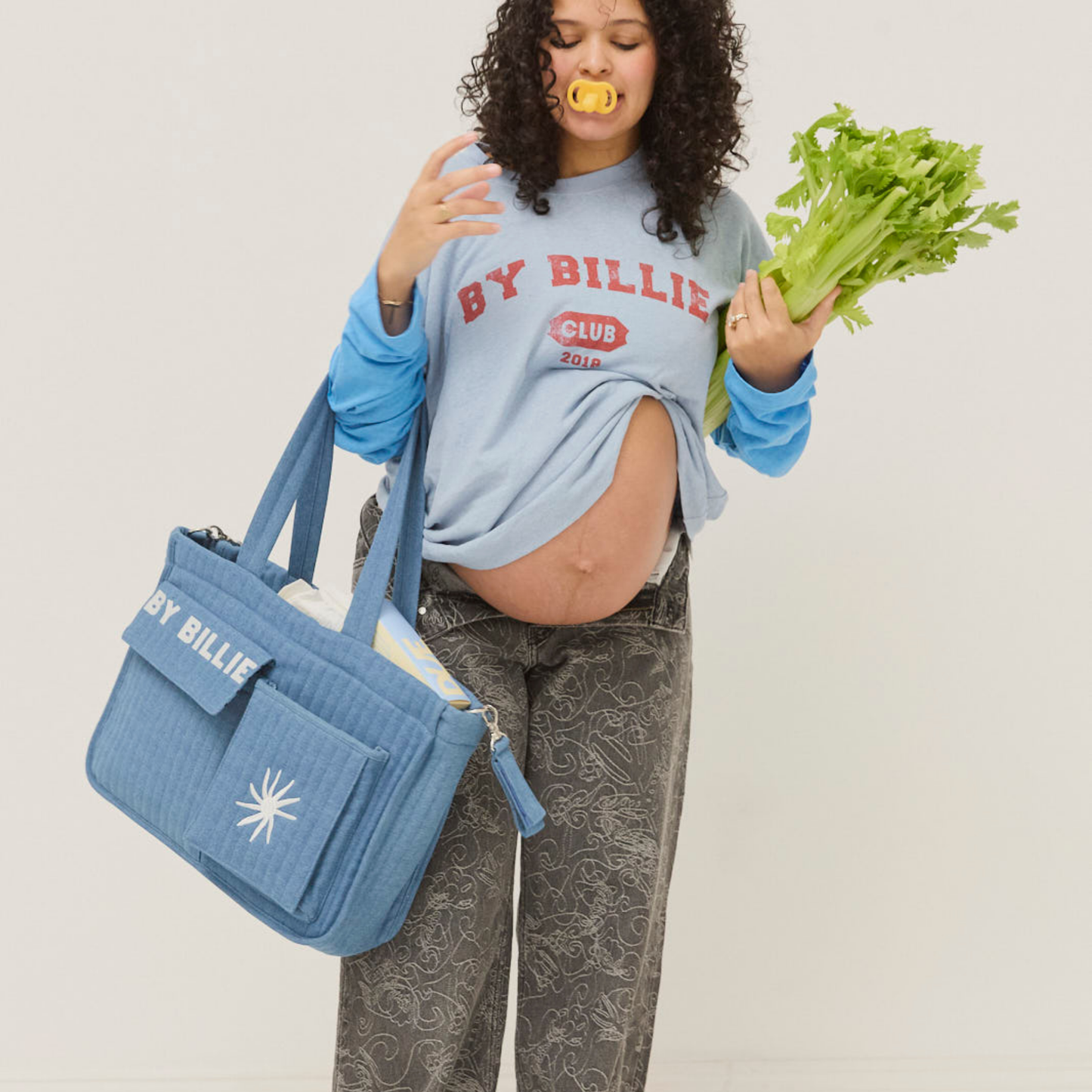 The By Billie Baby Bag - Denim