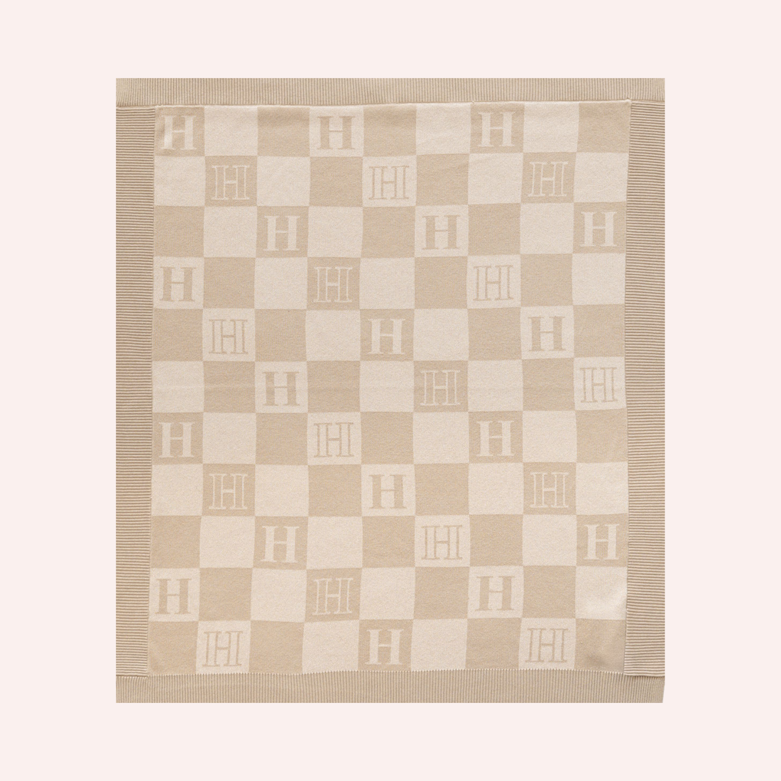 The Initial Check Blanket - Almond/Oatmeal