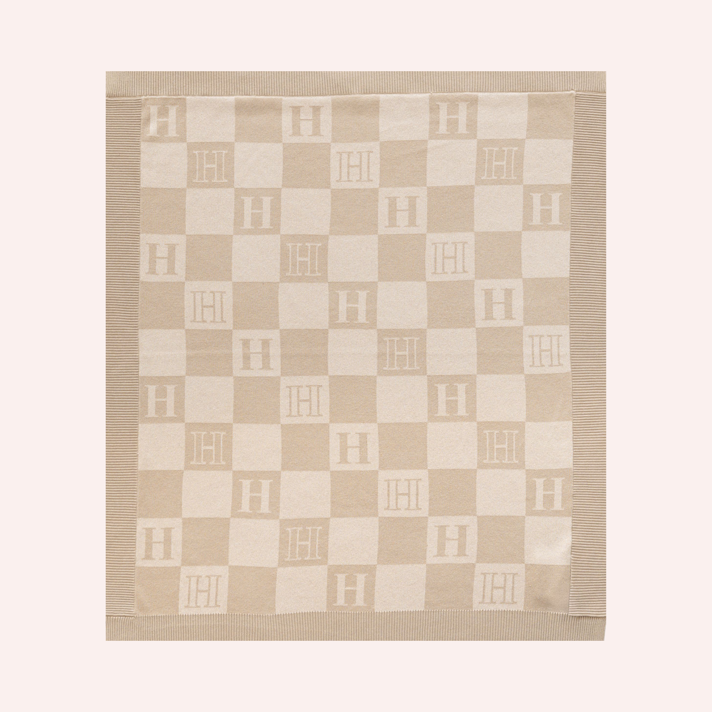 The Initial Check Blanket - Almond/Oatmeal