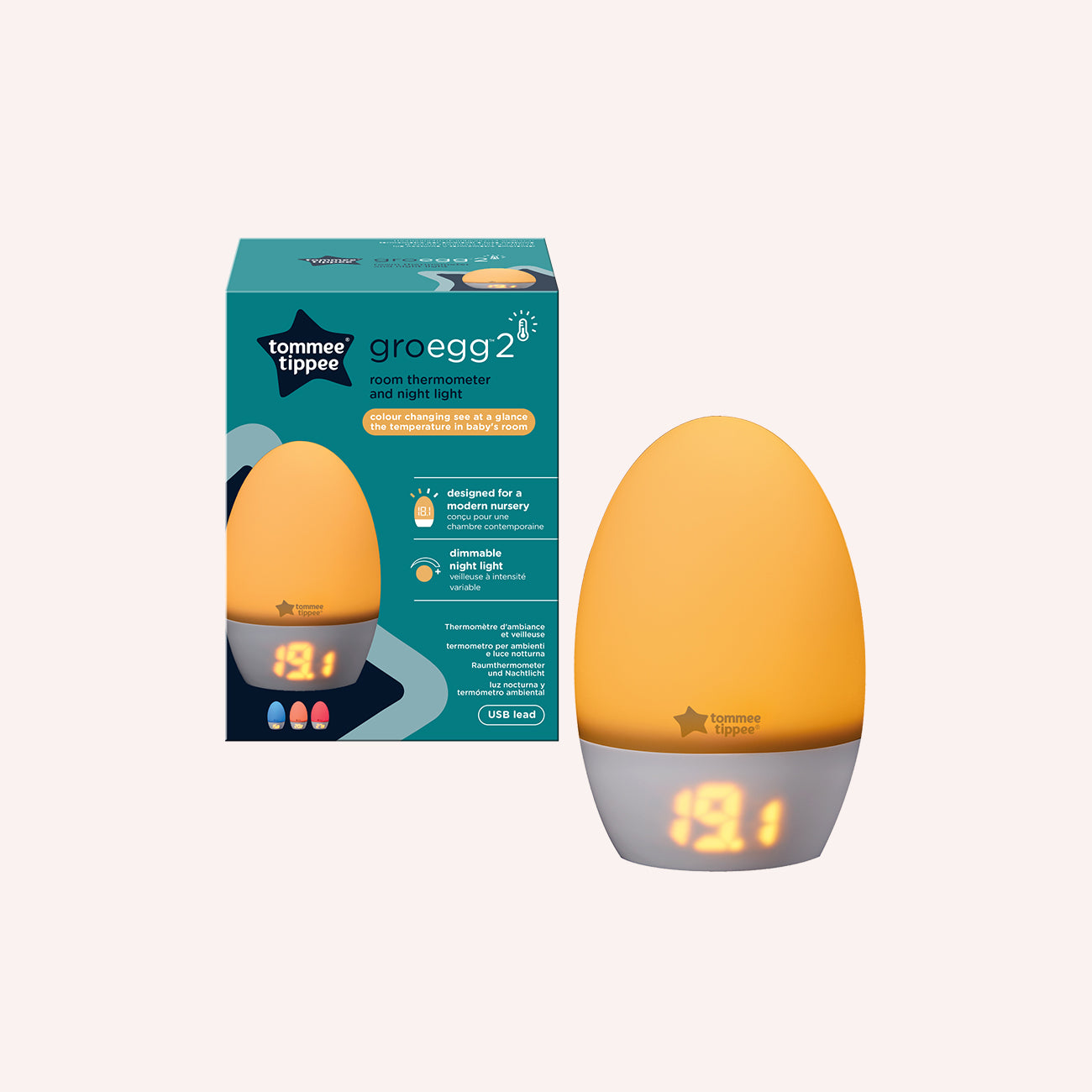 Groegg 2 Nursery Thermometer