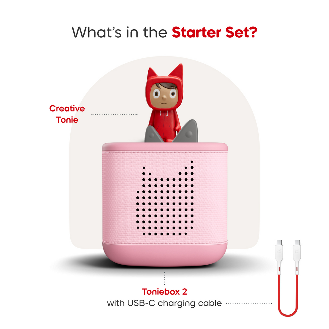 Toniebox 2 Starter Set - Cloud Pink