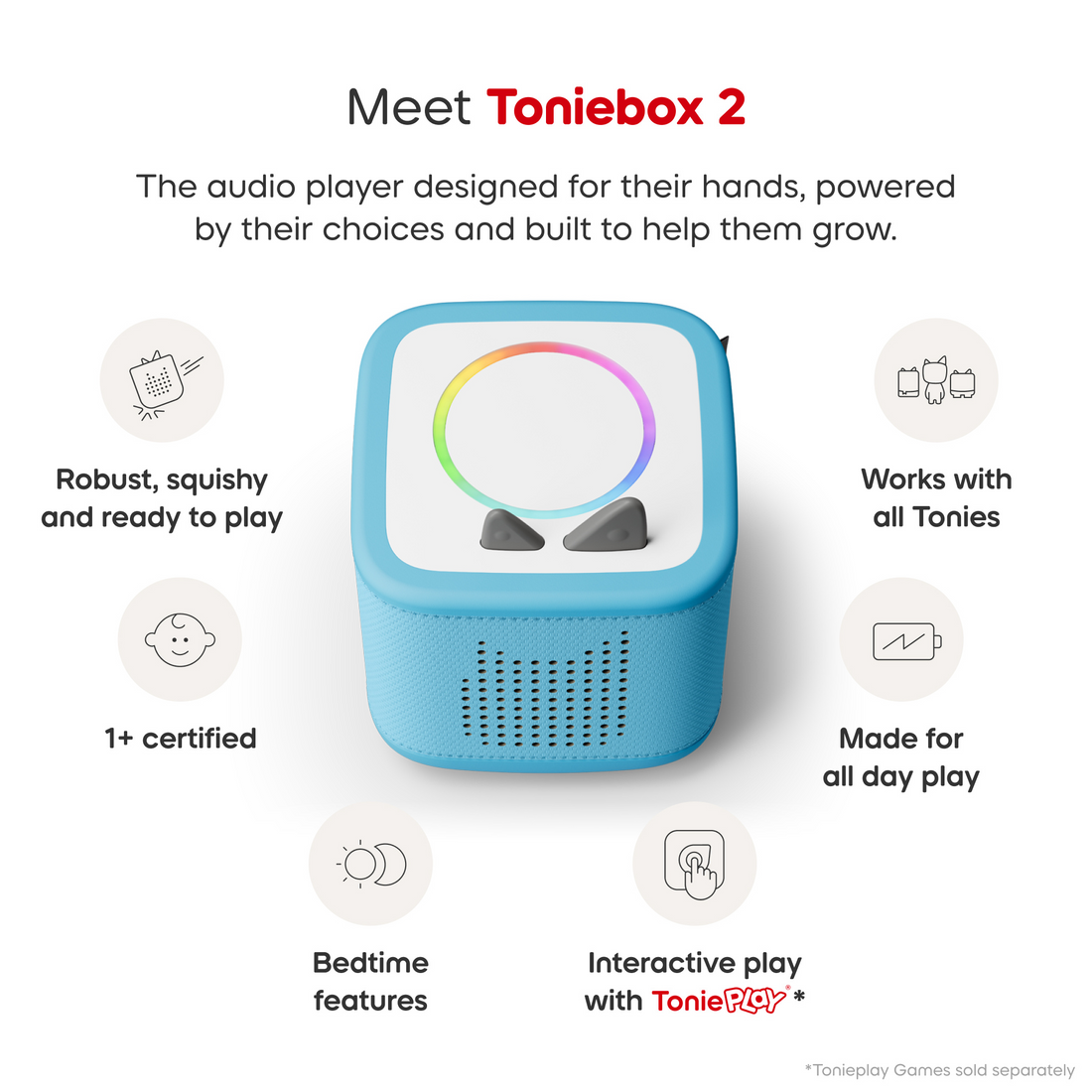 Toniebox 2 Starter Set - Sky Blue