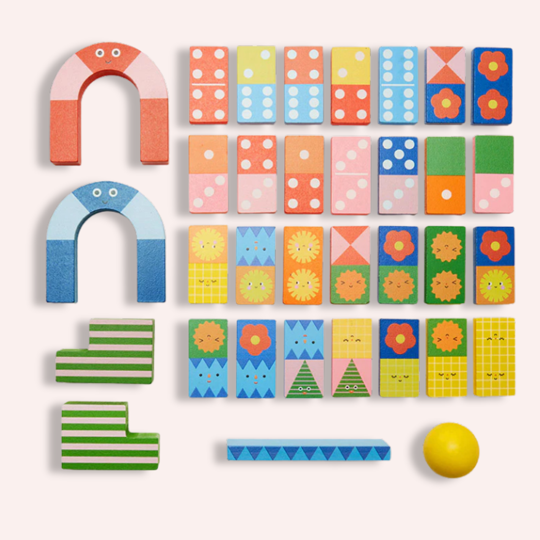 Topple Twist Dominoes