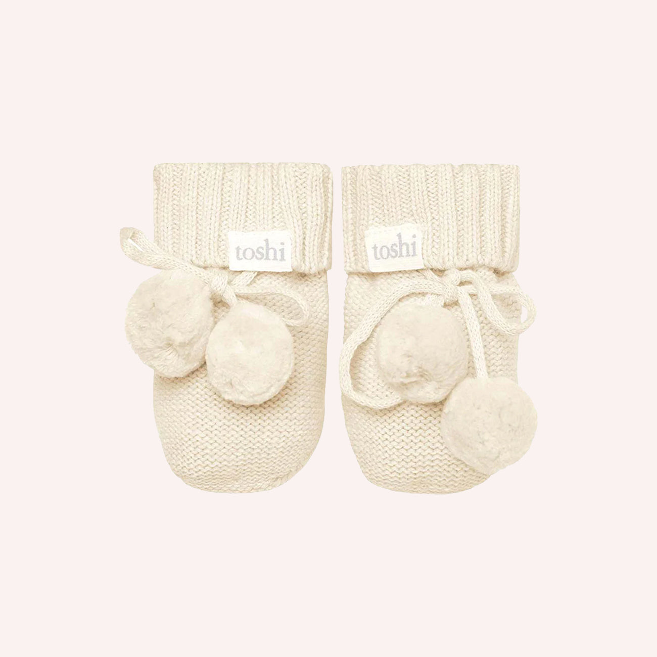 Organic Booties Marley - Feather