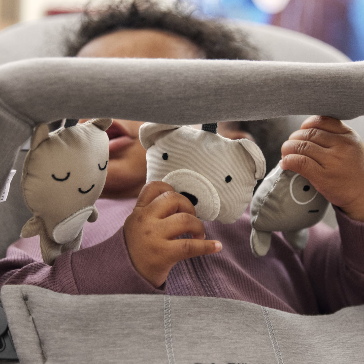 Toy for Bouncer - Soft Friends/Neutrals
