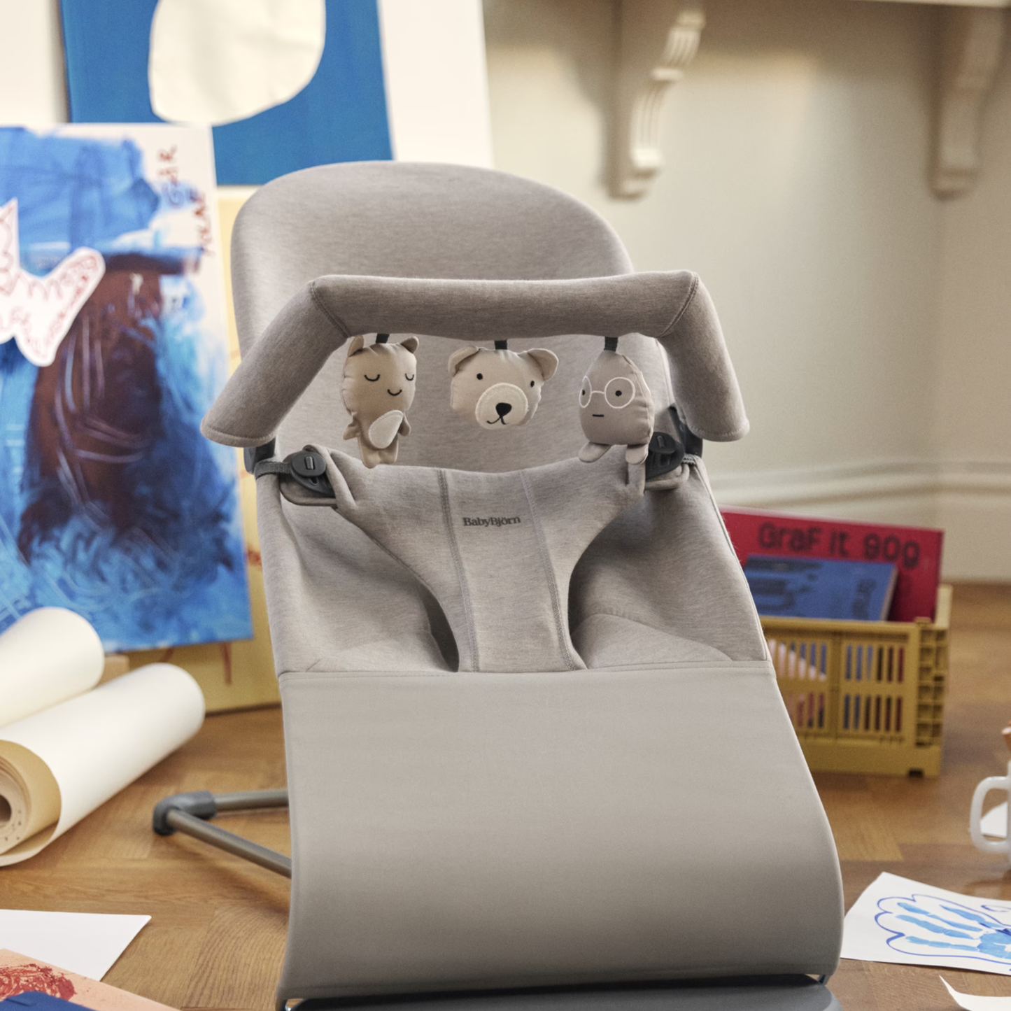Toy for Bouncer - Soft Friends/Neutrals