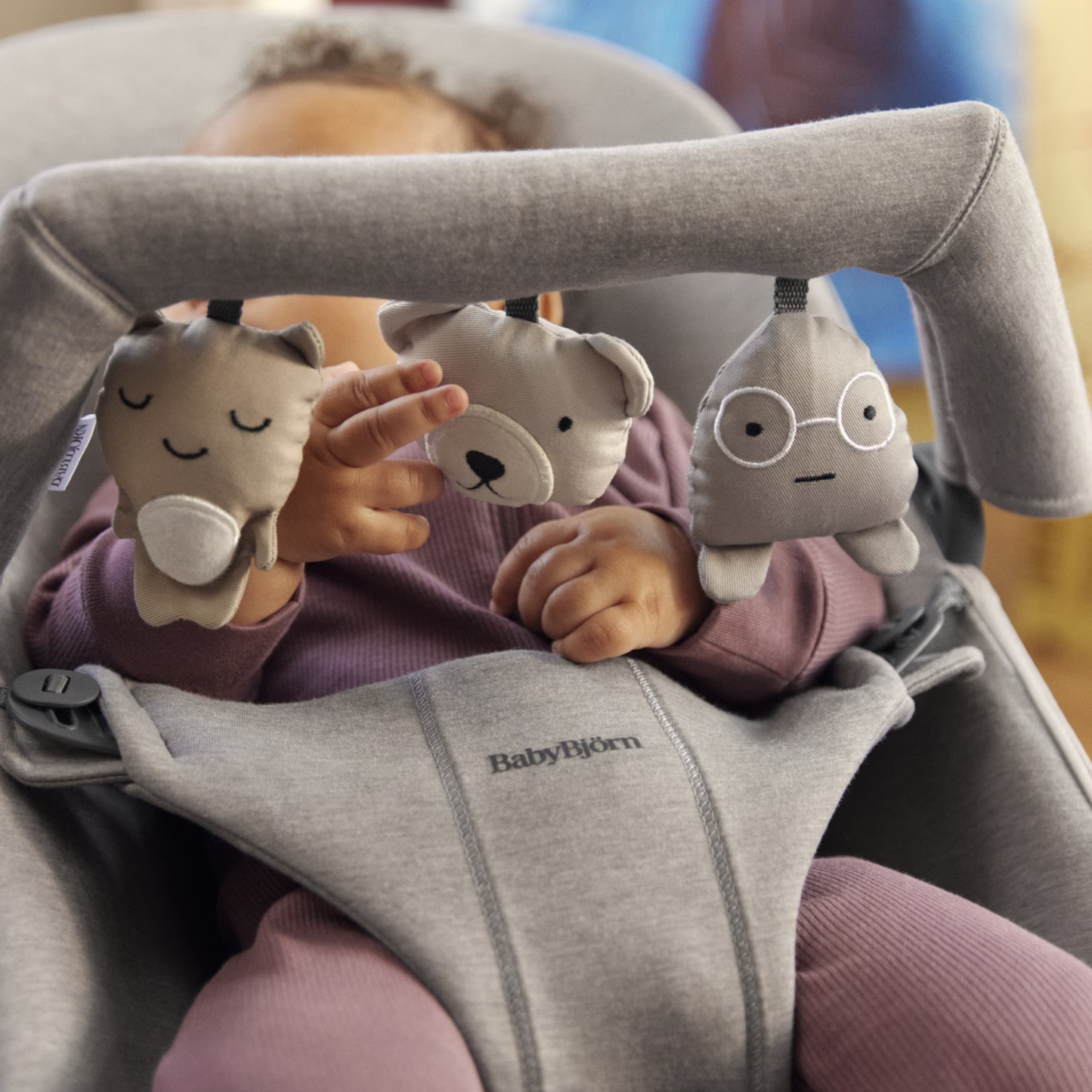 Toy for Bouncer - Soft Friends/Neutrals