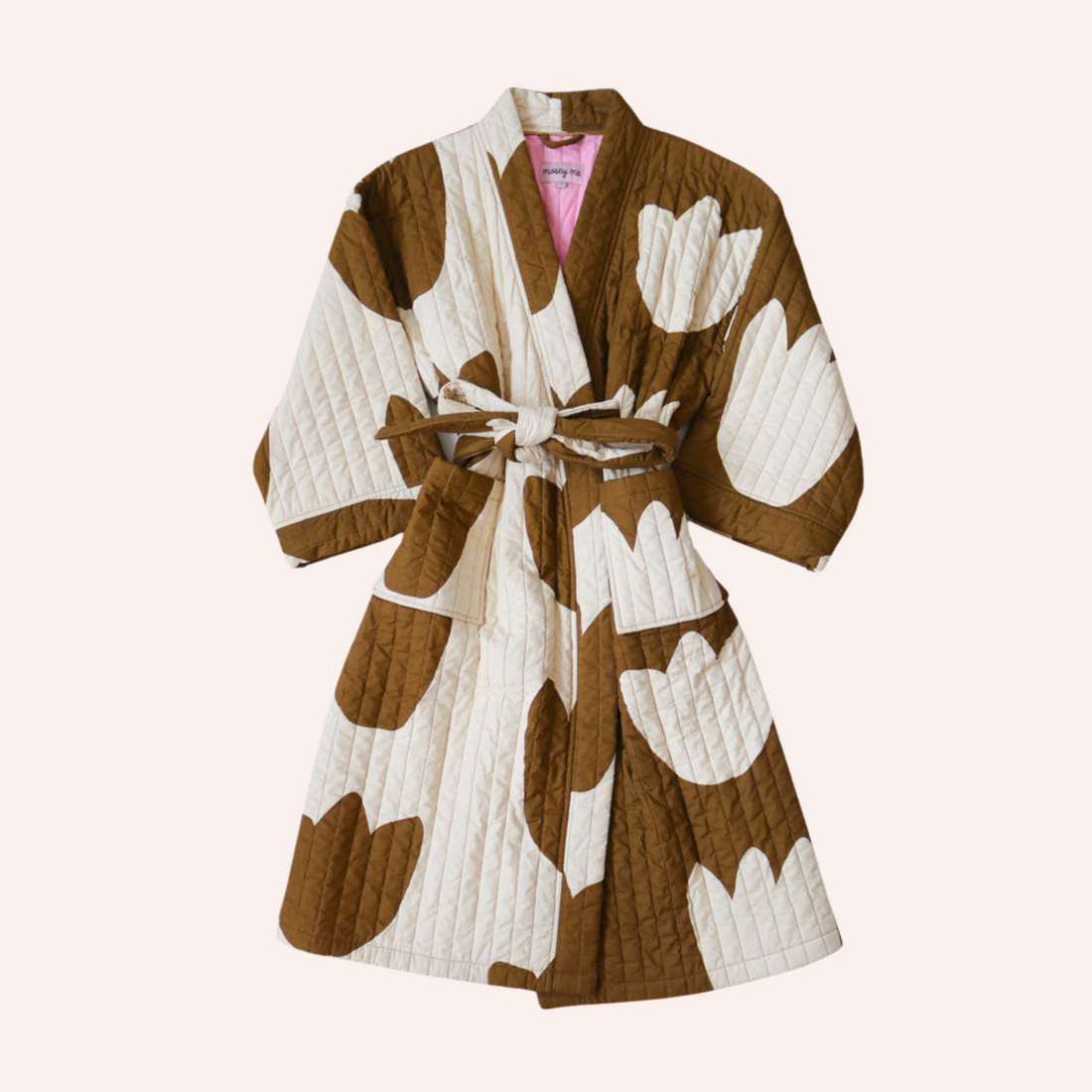 Quilted Robe - Tulip