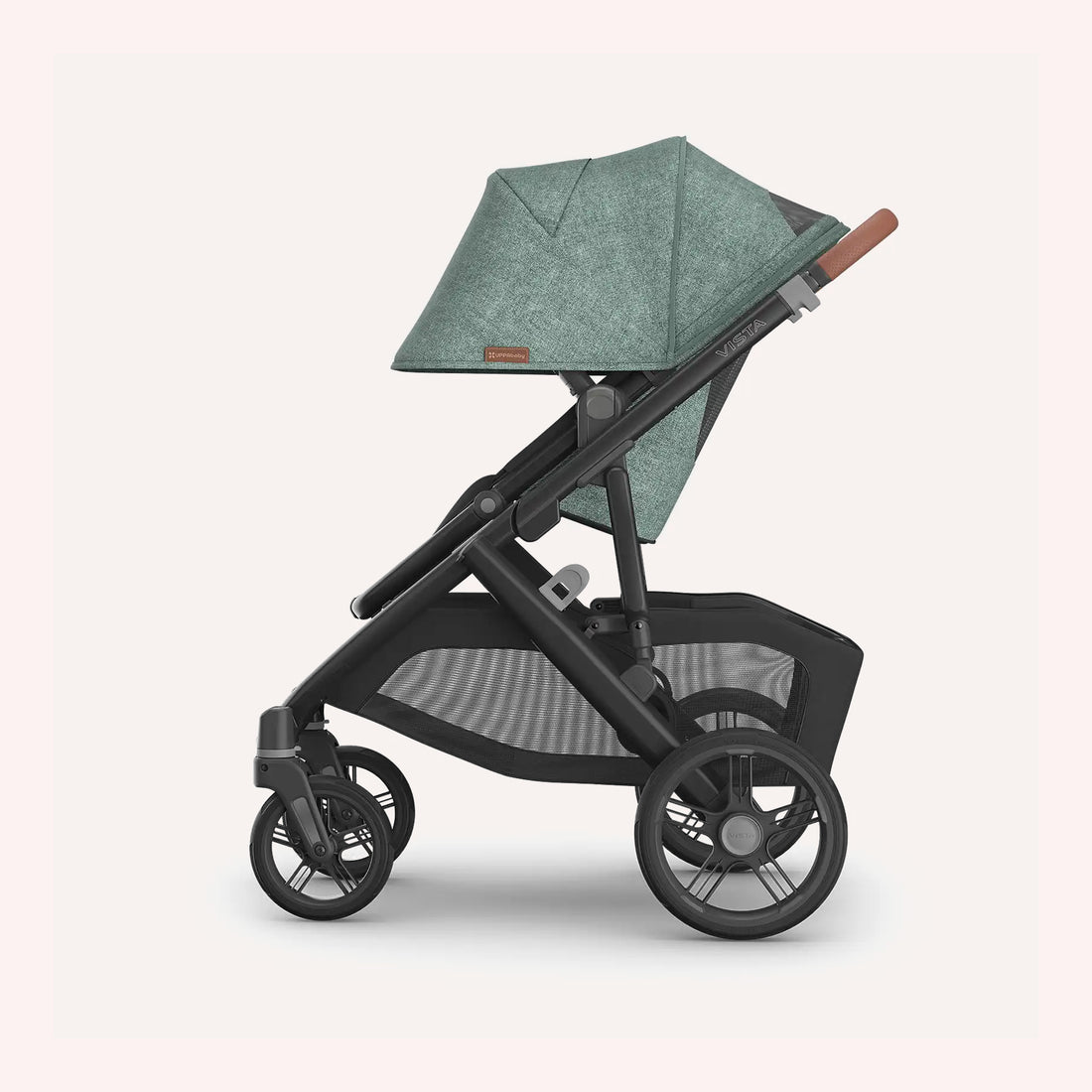 UPPAbaby VISTA V3 Bassinet and Seat Pram - Green Melange (Gwen)