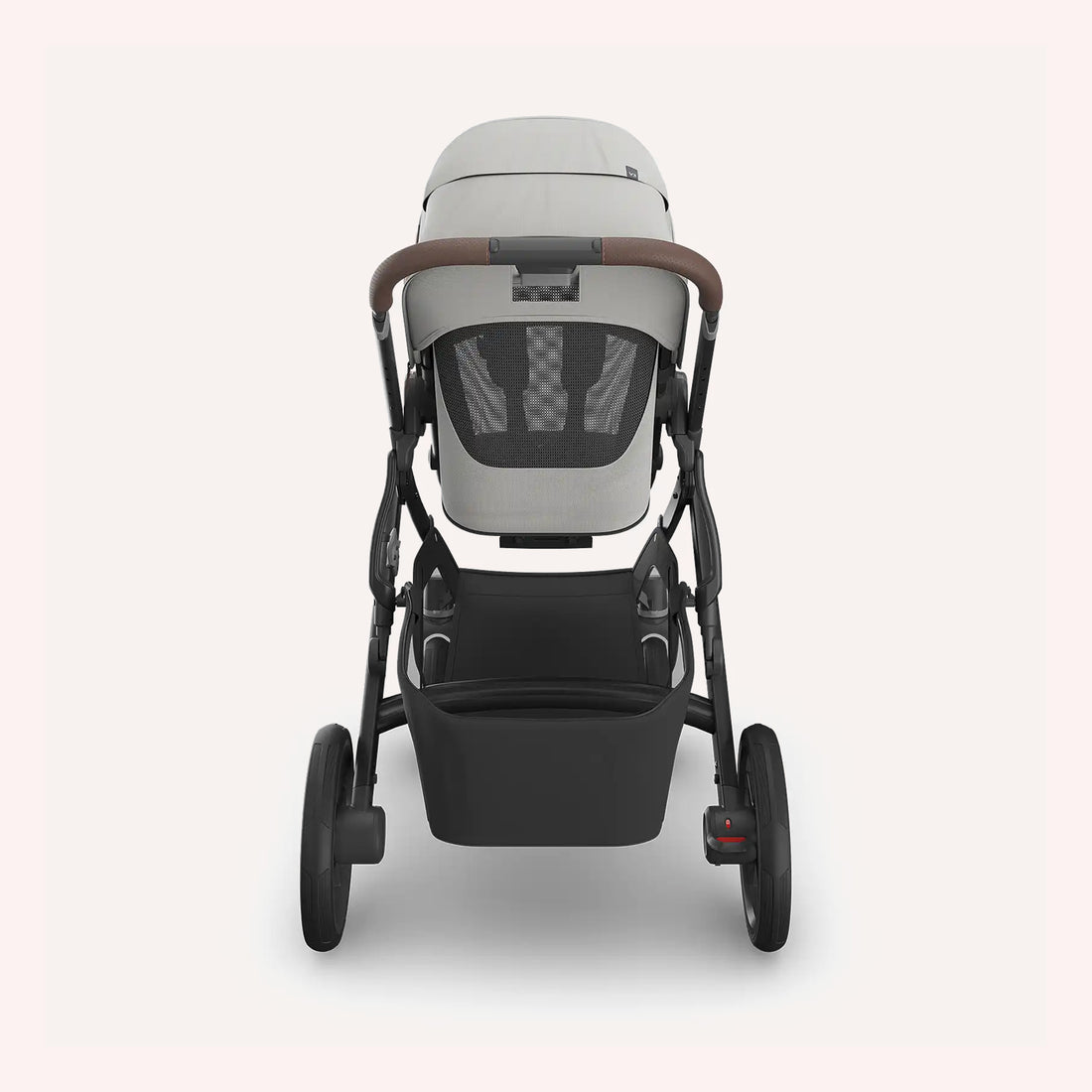 UPPAbaby VISTA V3 Bassinet and Seat Pram - Pearl Grey Jacquard/Carbon (Savannah)