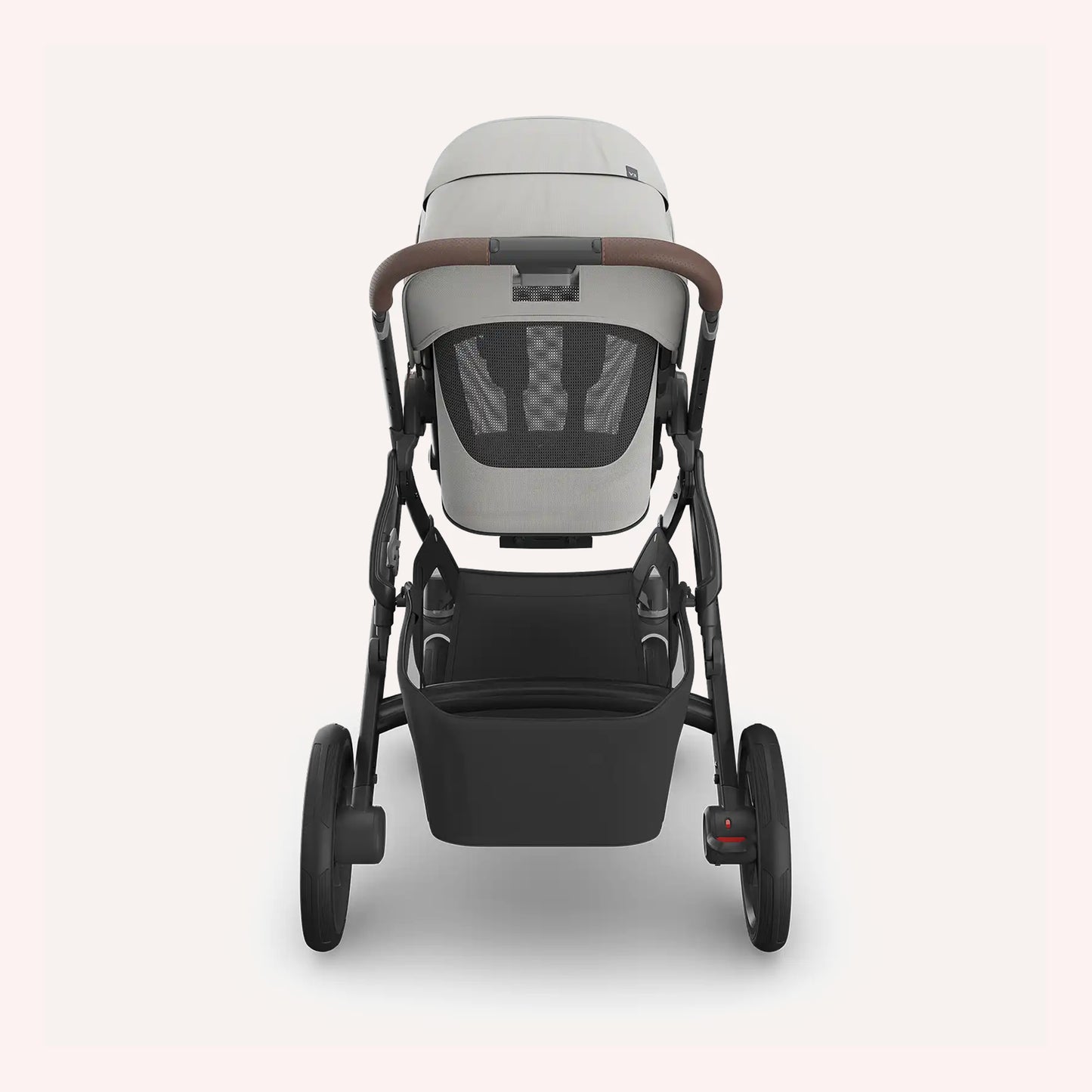 UPPAbaby VISTA V3 Bassinet and Seat Pram - Pearl Grey Jacquard/Carbon (Savannah)