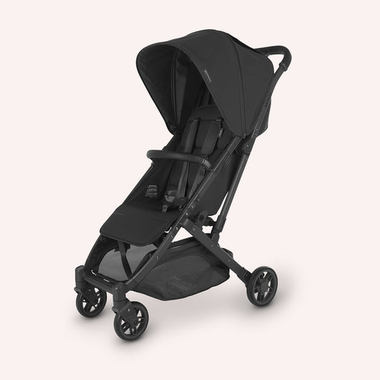 UPPAbaby MINU V2 Stroller - Charcoal/Carbon/Black Leather (Jake)