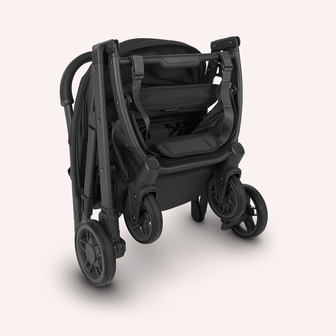 UPPAbaby MINU V2 Stroller - Charcoal/Carbon/Black Leather (Jake)