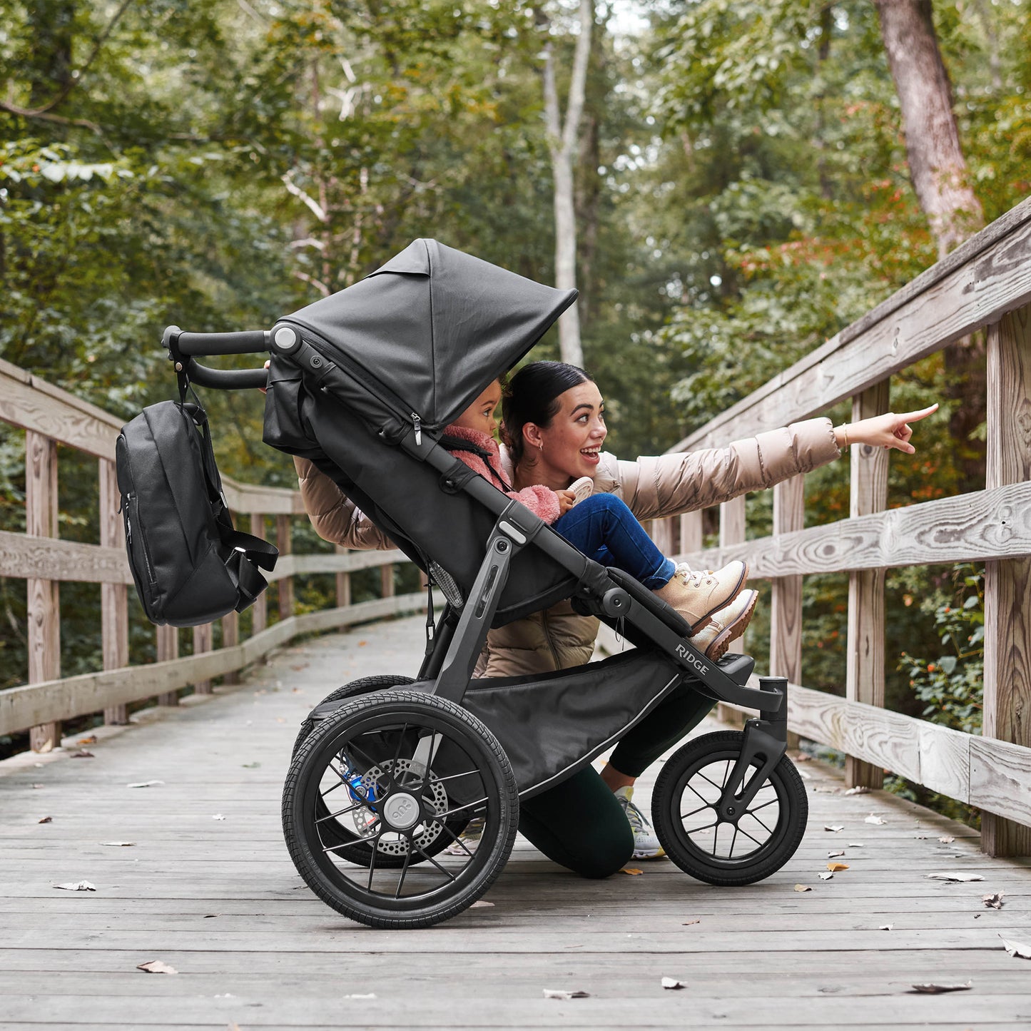 UPPAbaby Ridge Stroller - Charcoal/Grey (Jake)