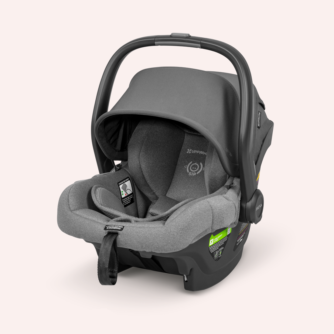 uppababy mesa car seat protector UPPAbaby Mesa Car Seat Capsule - Charcoal (Greyson) by UPPAbaby