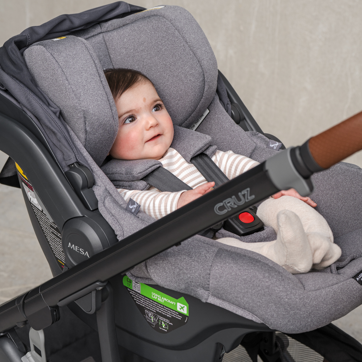 UPPAbaby Mesa Car Seat Capsule - Charcoal (Greyson)