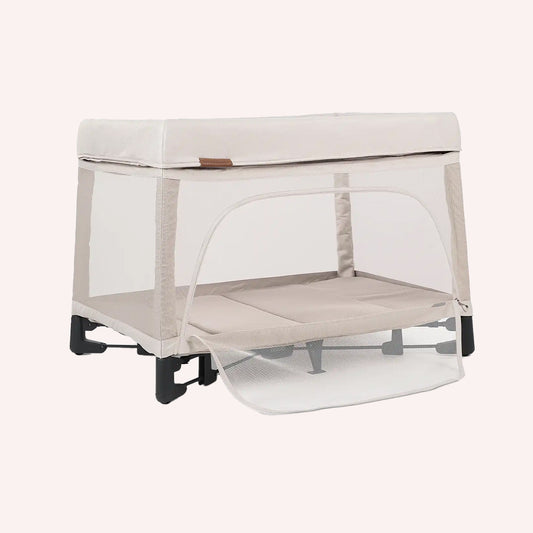 UPPAbaby Remi Portable Travel Cot - Sand Melange (Charlie)