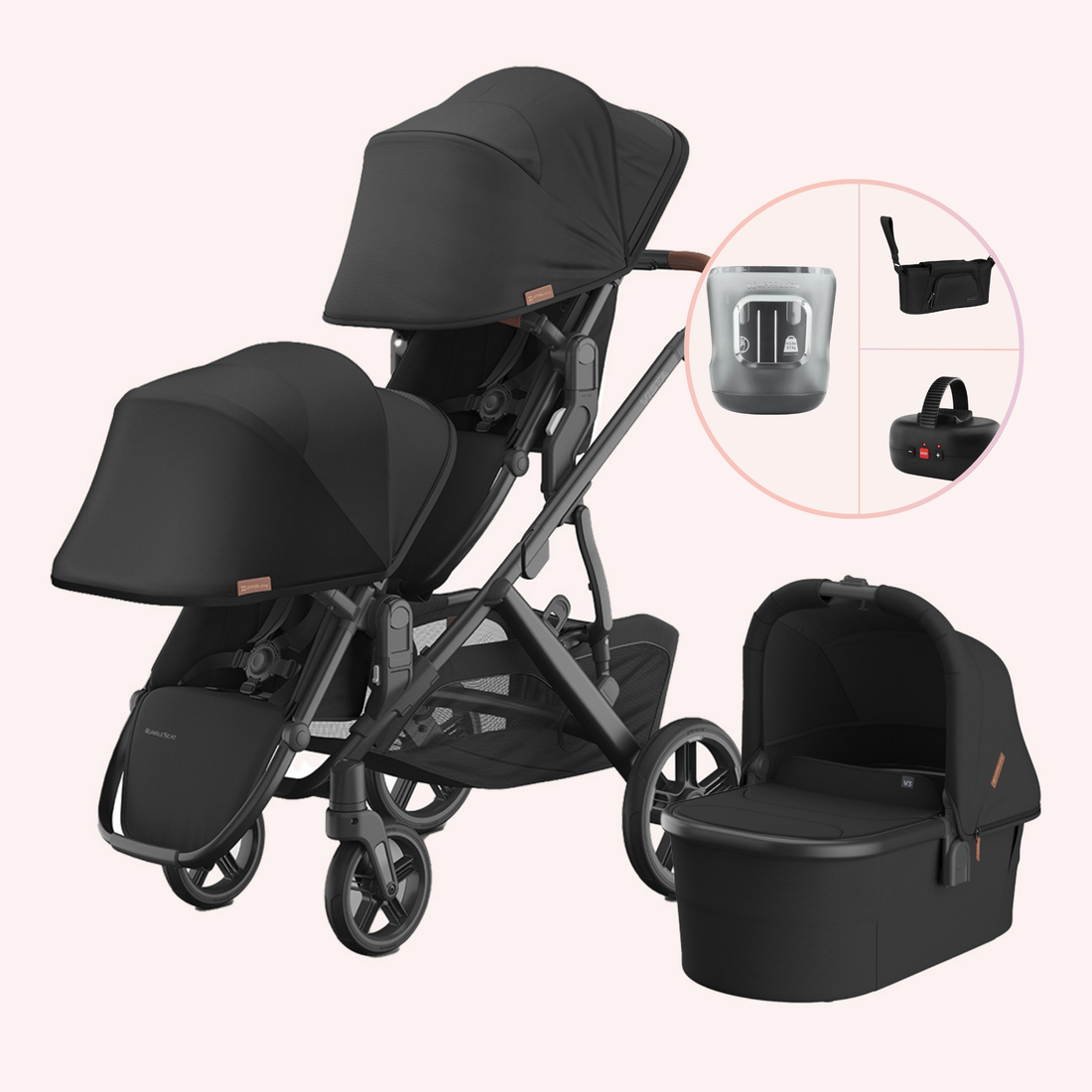 UPPAbaby VISTA V3 Double Pram - Nori