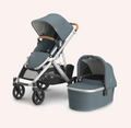 UPPAbaby VISTA V3 Bassinet and Seat Pram - Stone Blue/Silver (Callum)