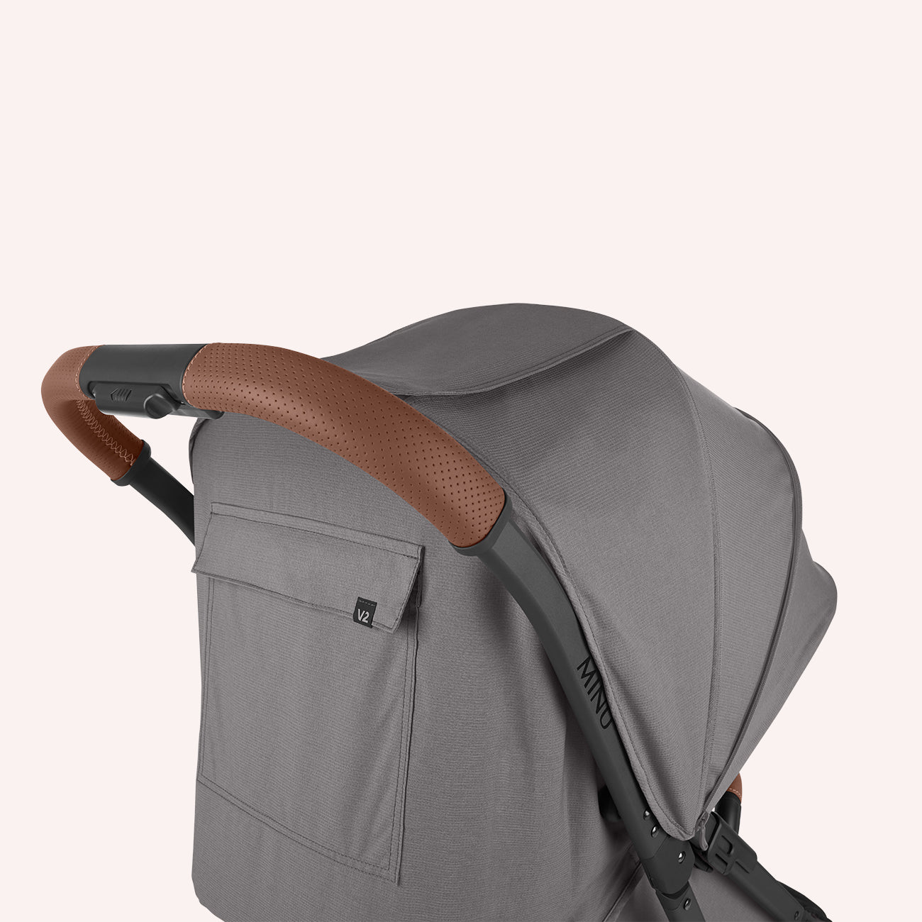 UPPAbaby MINU V2 stroller - Charcoal Melange/Carbon (Greyson)