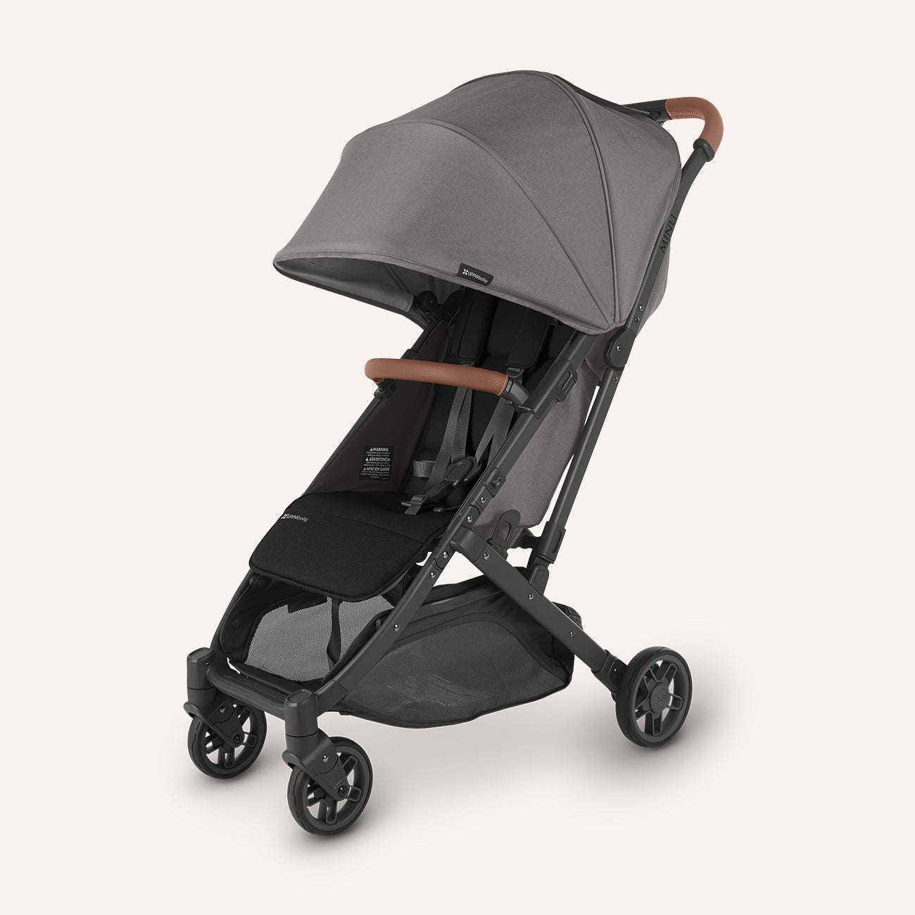 UPPAbaby MINU V2 stroller - Charcoal Melange/Carbon (Greyson)