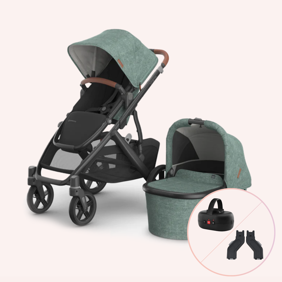 UPPAbaby VISTA V3 Bassinet and Seat Pram