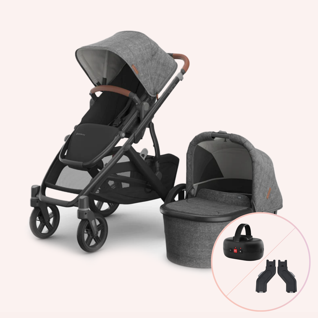 UPPAbaby VISTA V3 Bassinet and Seat Pram