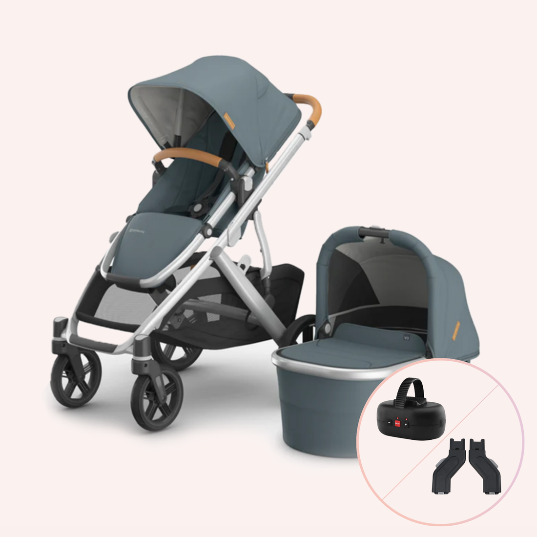 UPPAbaby VISTA V3 Bassinet and Seat Pram