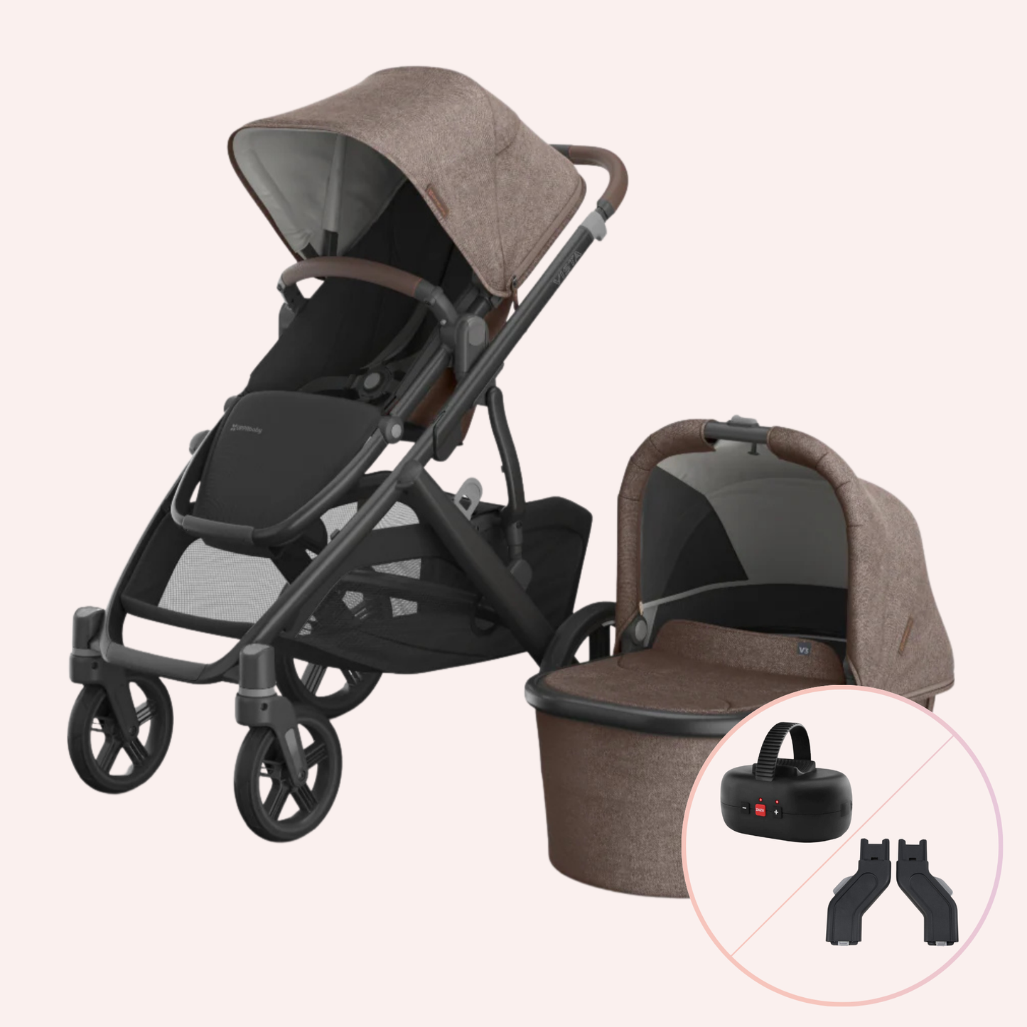 UPPAbaby VISTA V3 Bassinet and Seat Pram