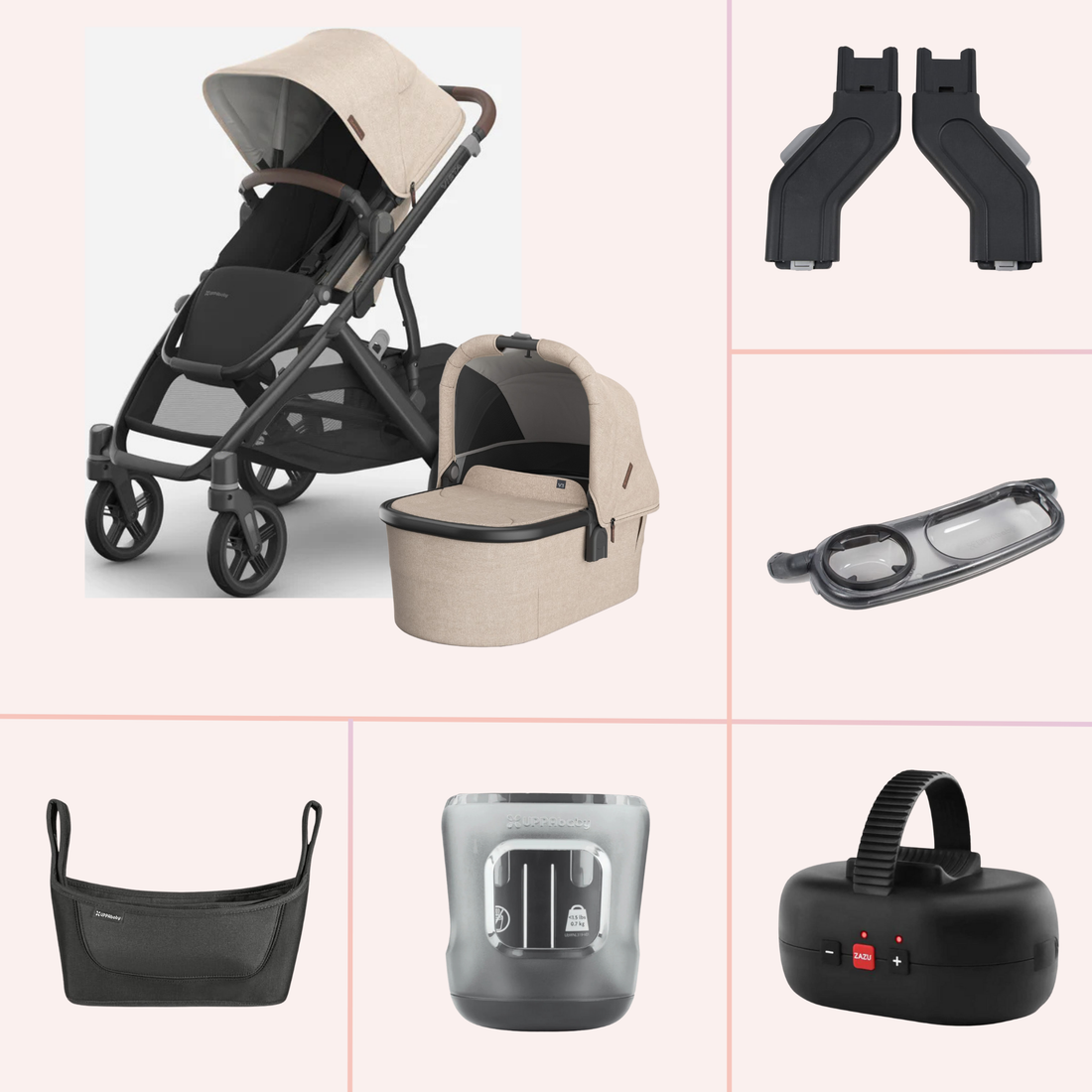 UPPAbaby Vista V3 Bassinet and Seat Pram – The Memo