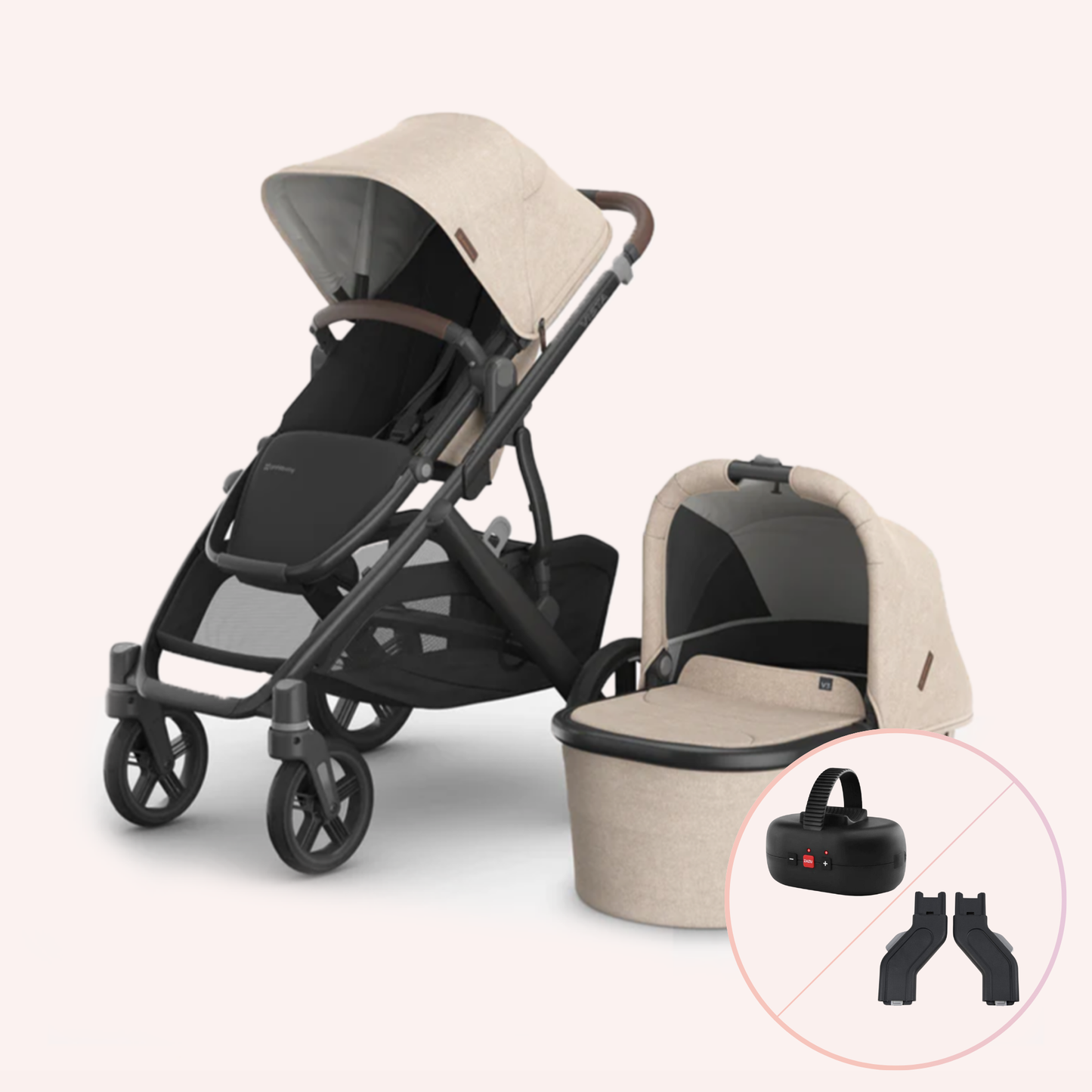 UPPAbaby VISTA V3 Bassinet and Seat Pram