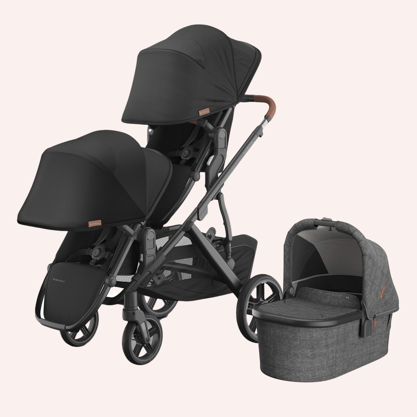 UPPAbaby VISTA V3 Double Pram - Nori