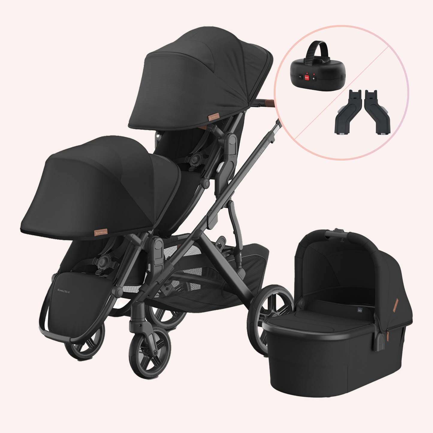 UPPAbaby VISTA V3 Double Pram - Nori